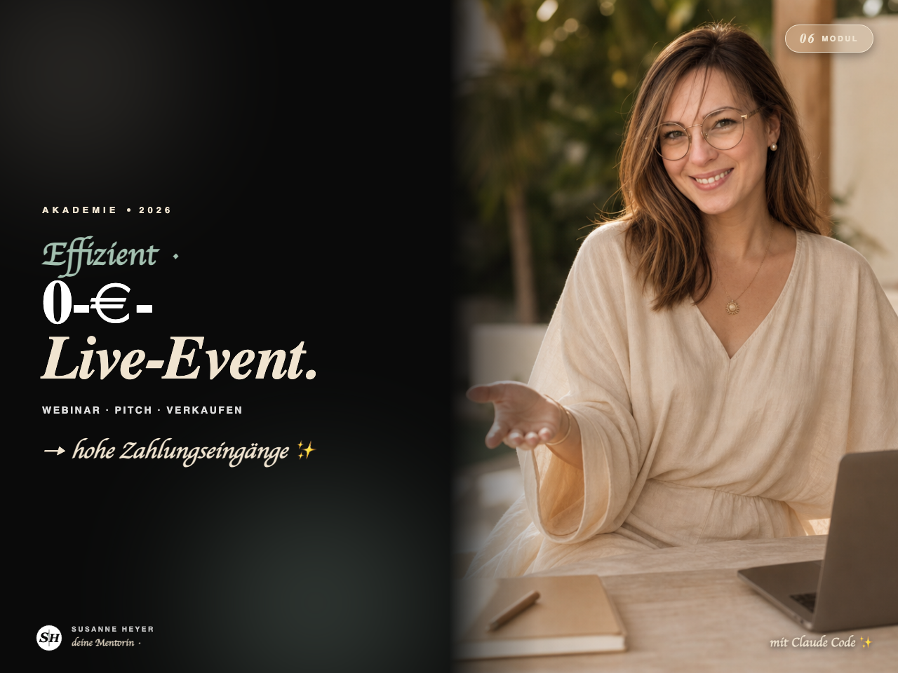 Modul 6 · Effizient 0-€-Live-Event