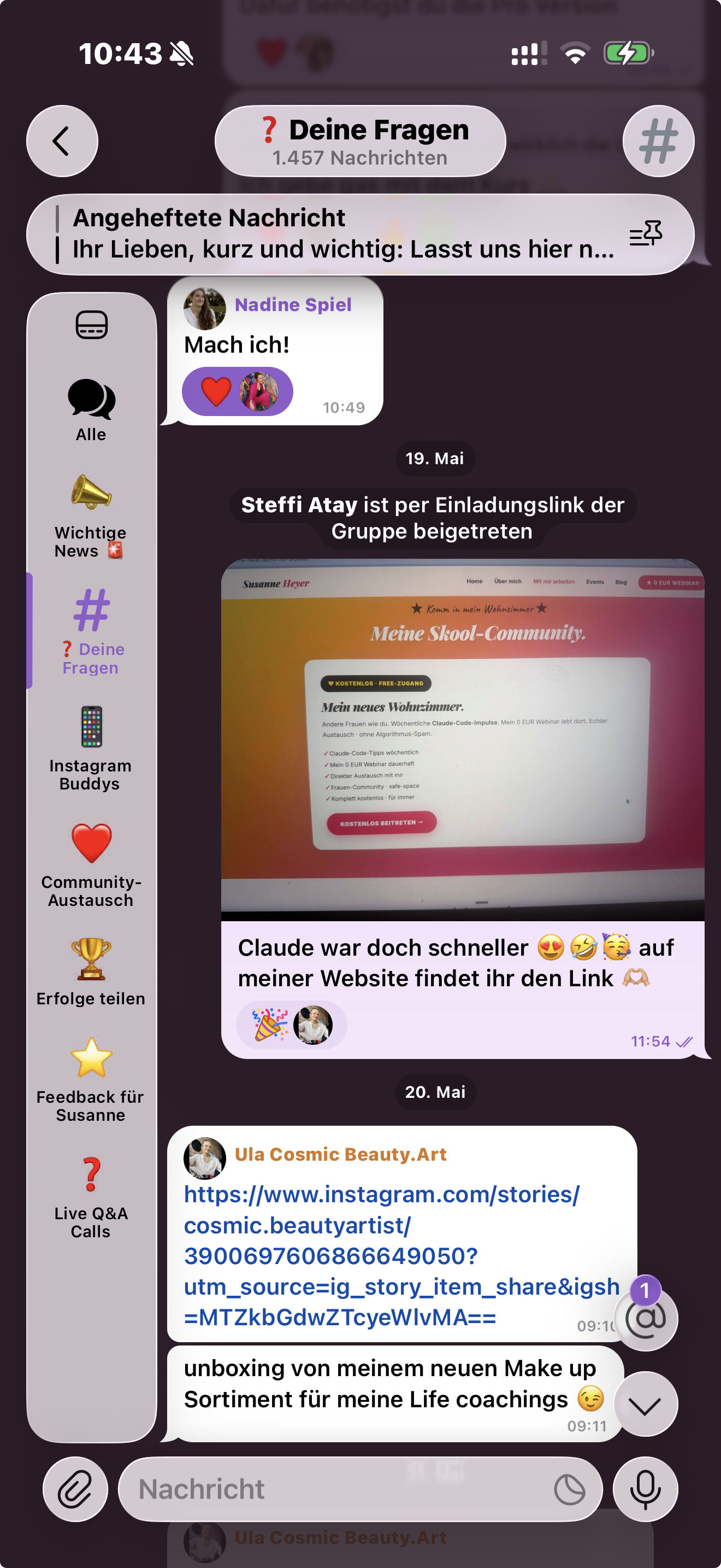 Susannes Akademie-Familie · echte Akademie-Gruppe